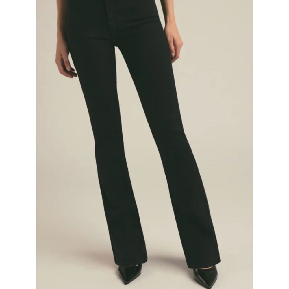 Favorite Daughter Valentina Boot Kyoto Black Super High Rise Bootcut 30 ECU